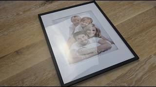 Giftgarden 11x14 Picture Frame Black, Metal Photo Frame Display Pictures 8x10 with Mat or 11x14