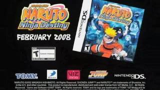 Jogo Novo Midia Fisica Naruto Ninja Destiny para Nintendo ds no