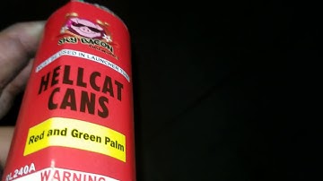 Hellcat Cans Sky Bacon fireworks 24pk artillery shells