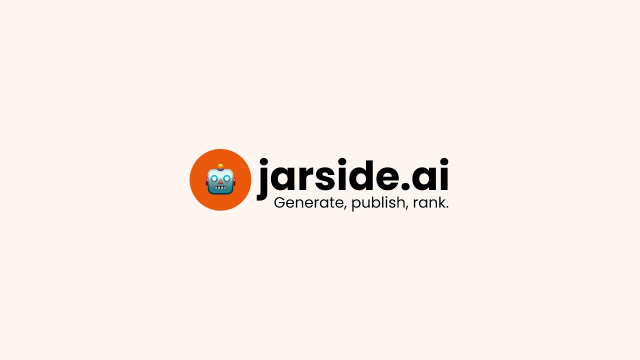 video Jarside – Generate, publish, rank