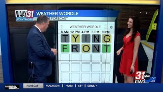 Chris goes 3-for-3 on correct Weather Wordle guesses