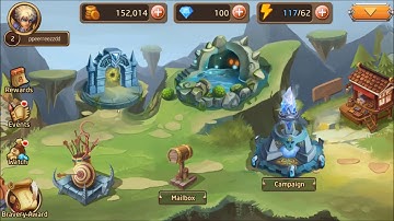 Heroes Legend   Idle Battle War android game first look gameplay español