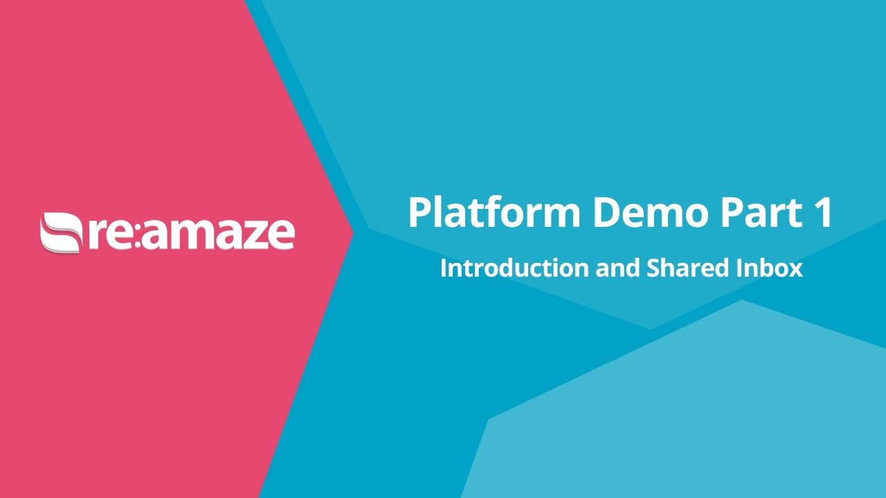 Re:amaze Platform Demo Part 1
