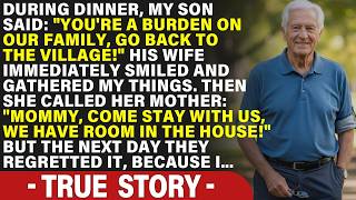 During Dinner, My Son Said： “You're A Burden On Our Family, Go Back To The Village!” So I... STORIES