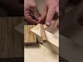 45-degree joint with inlays of different wood species#woodworking #diy #wood