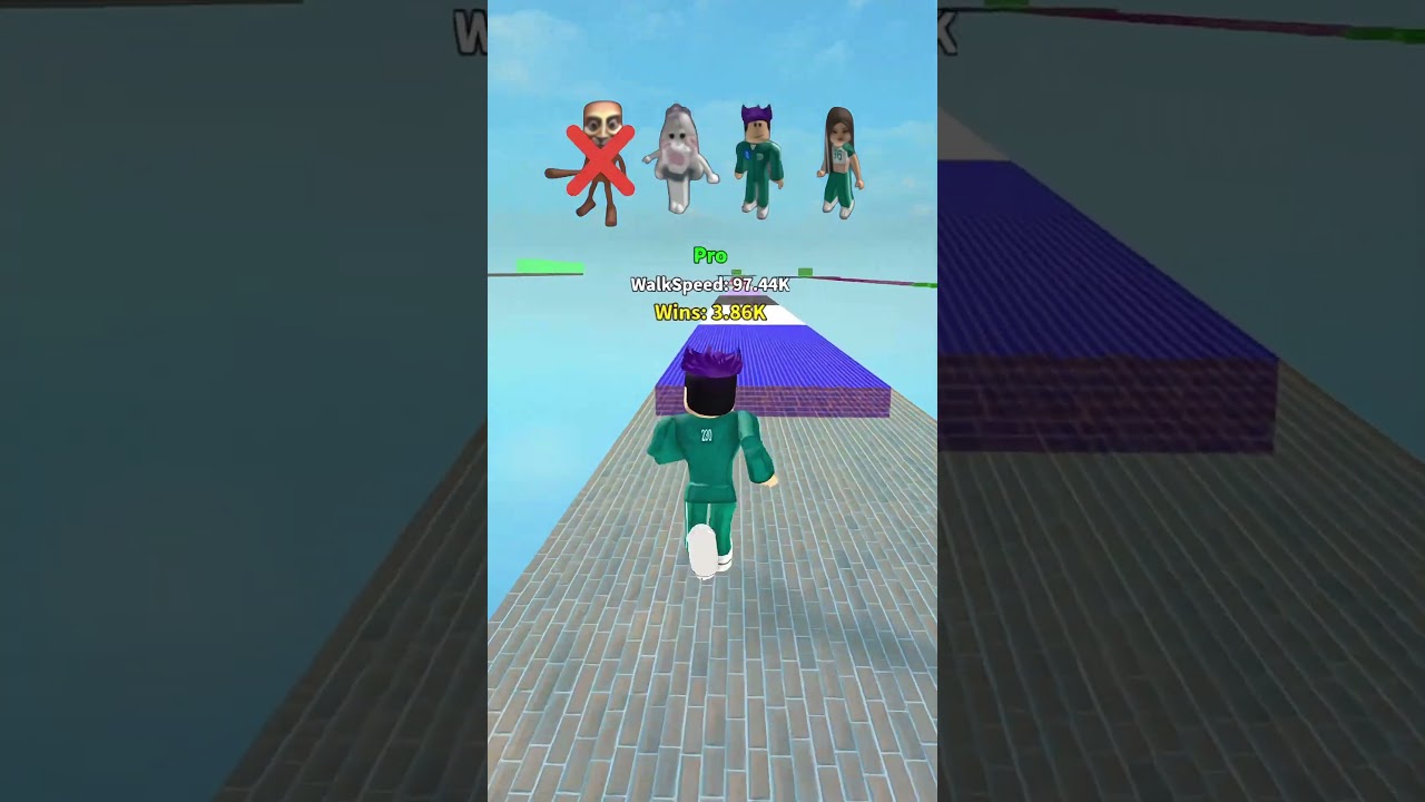 Roblox character vs speed challenge 🤣
