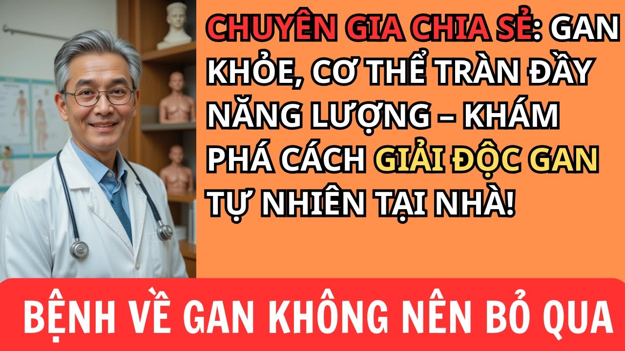 Giải độc gan tự nhiên: bí quyết giữ gan khỏe, da đẹp, ngủ ngon mỗi ngày