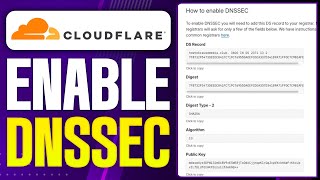 How To Enable DNSSEC On Cloudflare (2026 Updated Tutorial)
