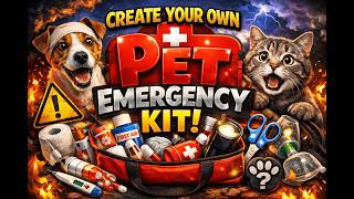 Create your own Pet Emergency Kit or GO-BAG English