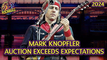 MARK KNOPFLER  Guitar Auction Exceeds Expectations Dire Straits Les Paul Gibson Fender Amp  Strat