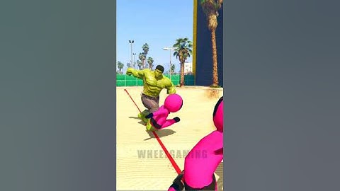 Hulk vs Squid Game and angry hulk Transformed 3D Animation