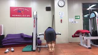 Straddle modified reverse hyper