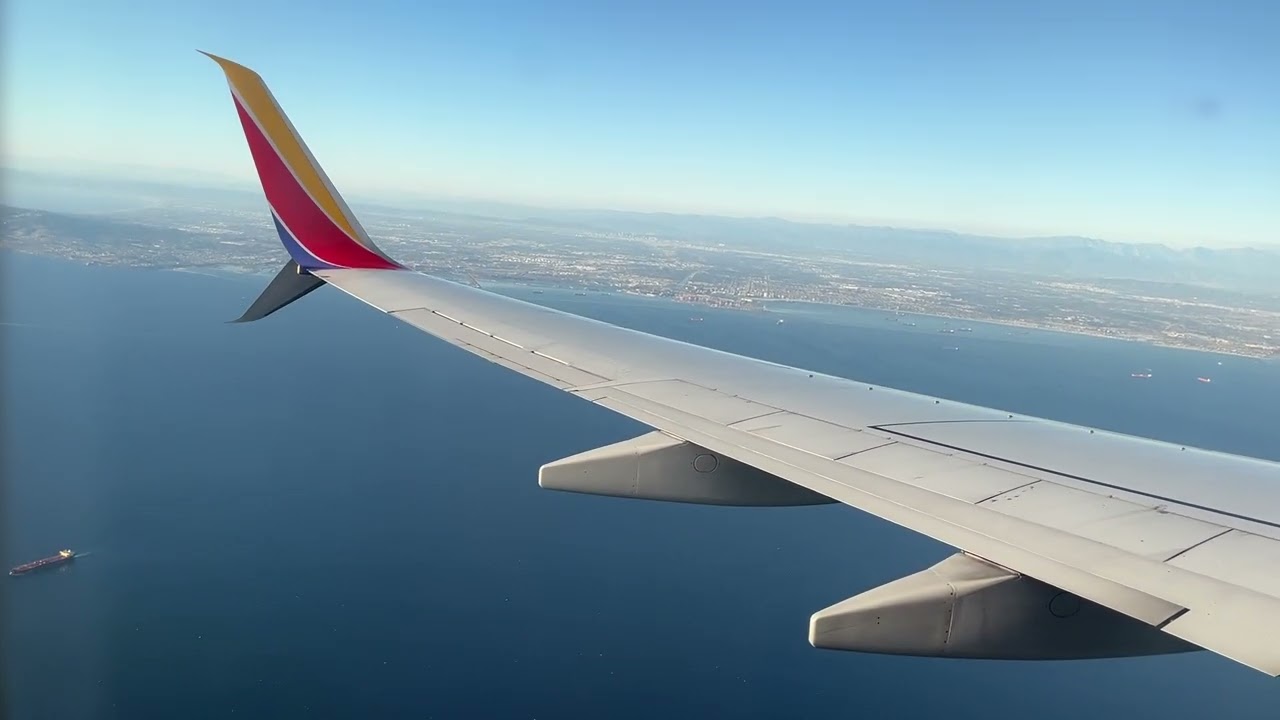 Landing in John Wayne Airport, Orange County in October 2024