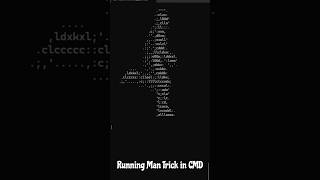 Running Man CMD Trick 🕺💻 #cmdtricks #fun