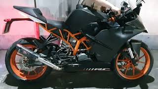 KTM RC 200 2015 with Yoshimura full system exhaust