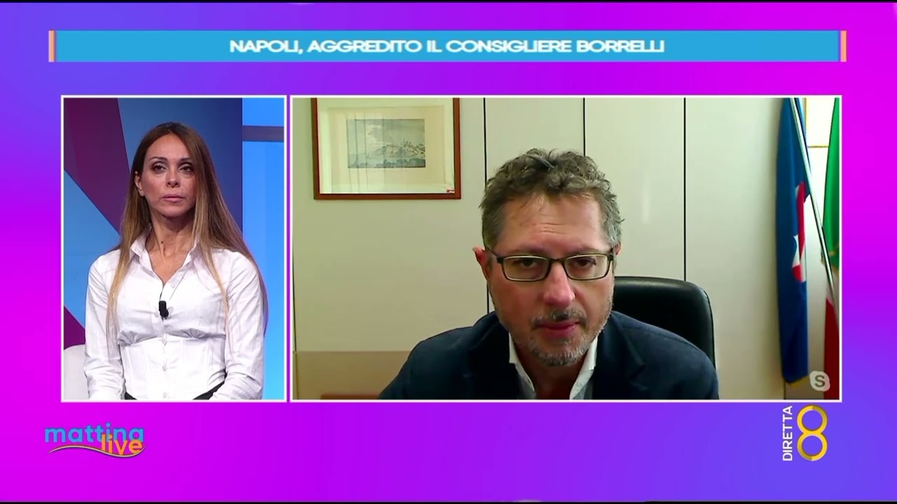 Napoli, aggredito il consigliere Borrelli - MattinaLive 15/11/2022