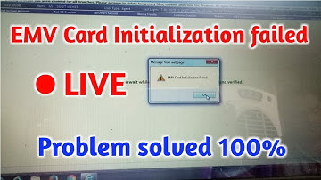 emv card initialization failed problem solved 100% SBI CSP 2020