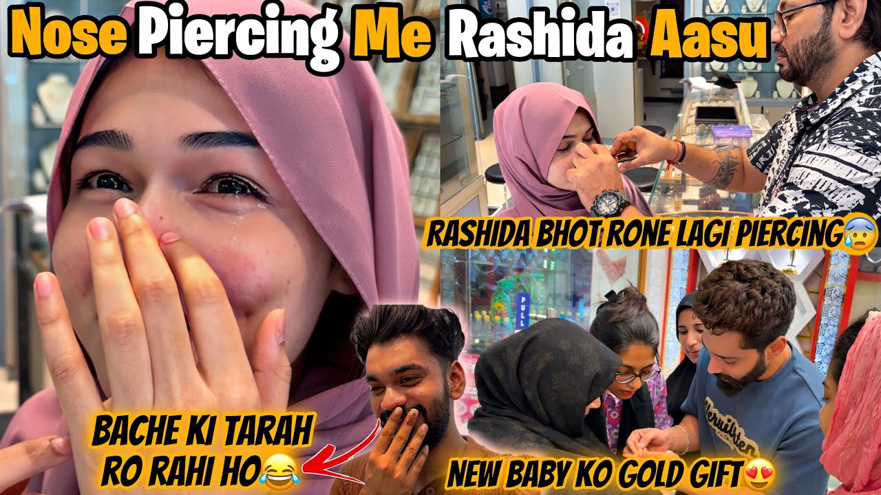 Nose Piercing My Wife For Nikah 🥹 Rashida K Aasu Nikal Gaye | Fokats | Abresh & Zeeshan