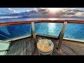 Costa Magica cruise liner, cabin 8428, the best mini-suite with the largest balcony on board