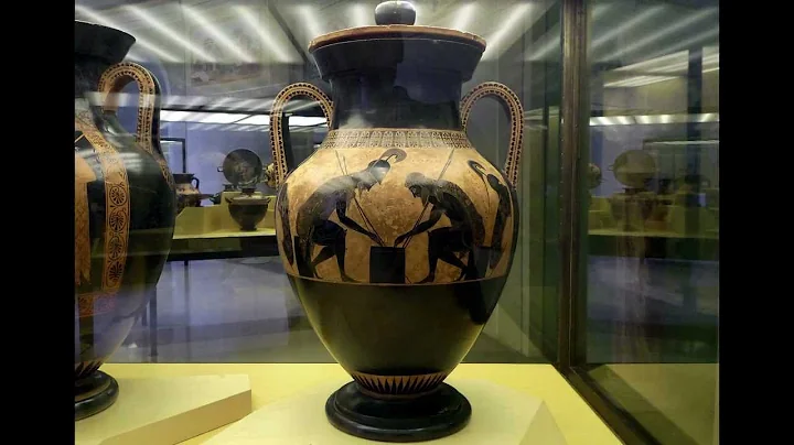 Attic Black-Figure: Exekias, amphora with Ajax and...