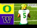 Oregon vs Washington Week 14 Simulation (CFB 26)