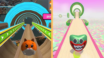 GOING BALLS 🆚 ACTION BALLS - All Levels Gameplay Walkthrough Android iOS #27 (at the same time)