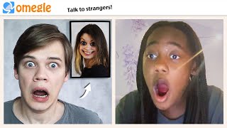 The picture is moving ON OMEGLE | Scary prank