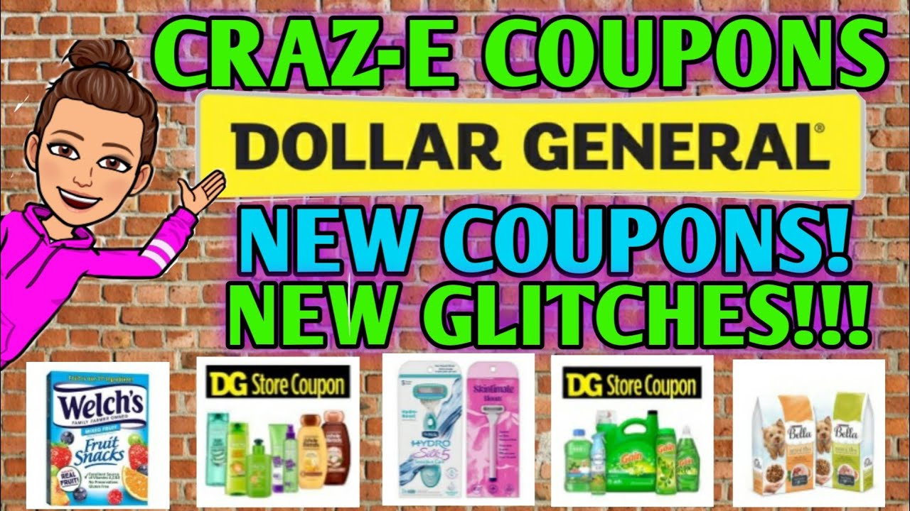 🤑NEW GLITCHES & COUPONS!🤑DOLLAR GENERAL COUPONING THIS WEEK 3/21-3/27🤑