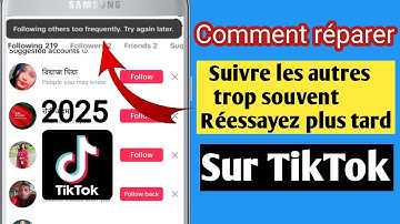 Tik Tok Follow Others too frequent tryagain later Problem Solve | TikTok FollowingProblem(2025)