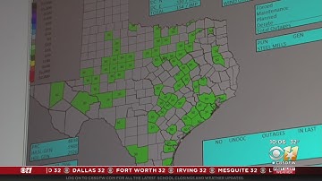 ERCOT Says Texas Power Grid Is Ready; Concern Is Ice On Power Lines And Trees