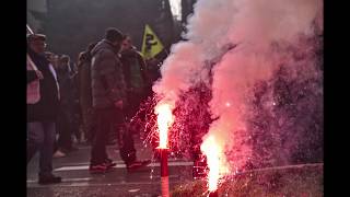 Manifestation du 5 Décembre 2019 LYON Retraites Cortège Solidaires