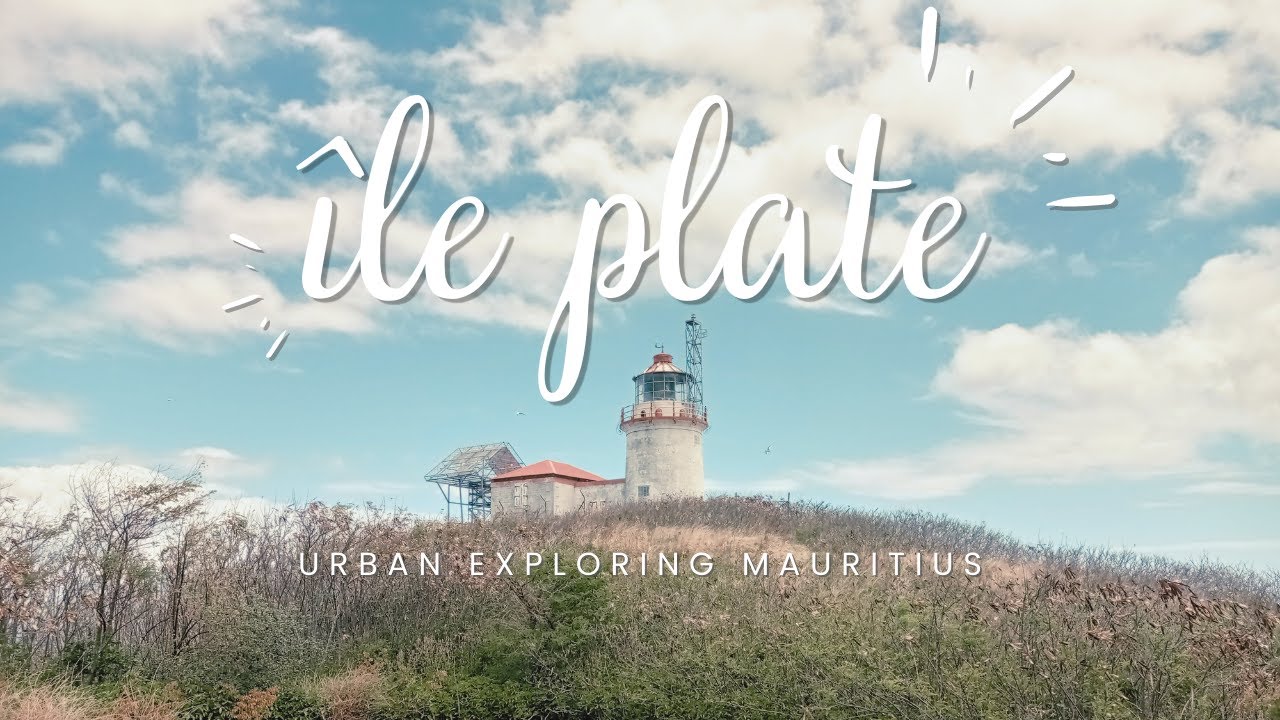 Urban exploring Île Plate lighthouse, Mauritius