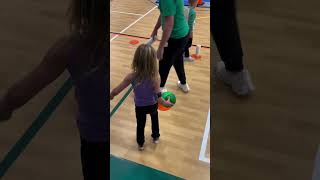 Parents in PE Week at Rising Hill Elementary