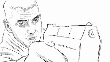 Rotoscope Animation Test 2 : Zombie Warfare 25 fps HD