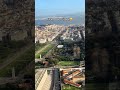 The view when airport is in the middle of the city #lisboncityview #lisbon #portugal #trendingvideo