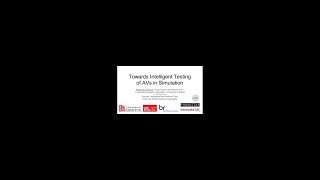 Towards Intelligent Testing of AVs in Simulation