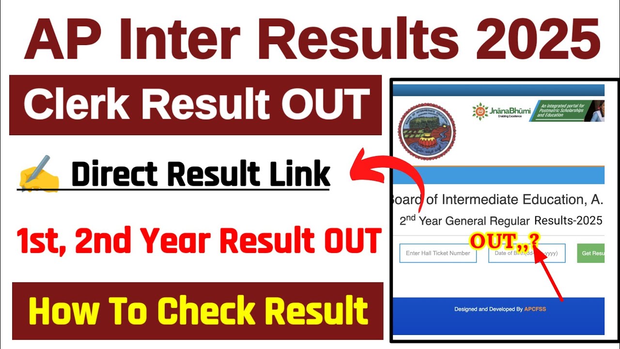 AP Inter Results 2025 🔵 How To Check AP Inter Results 2025 ? AP Inter ...
