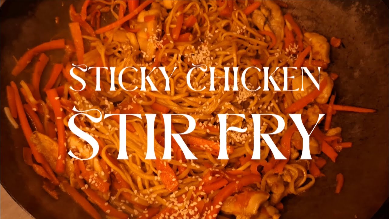 Sticky Chicken Stir Fry