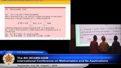 The 8th SEAMS-UGM International Conference on Mathematics and Its Applications