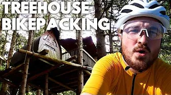 We cycled 50 MILES to a remote TREEHOUSE