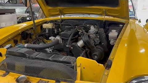 1979 MG MGB Cold Start