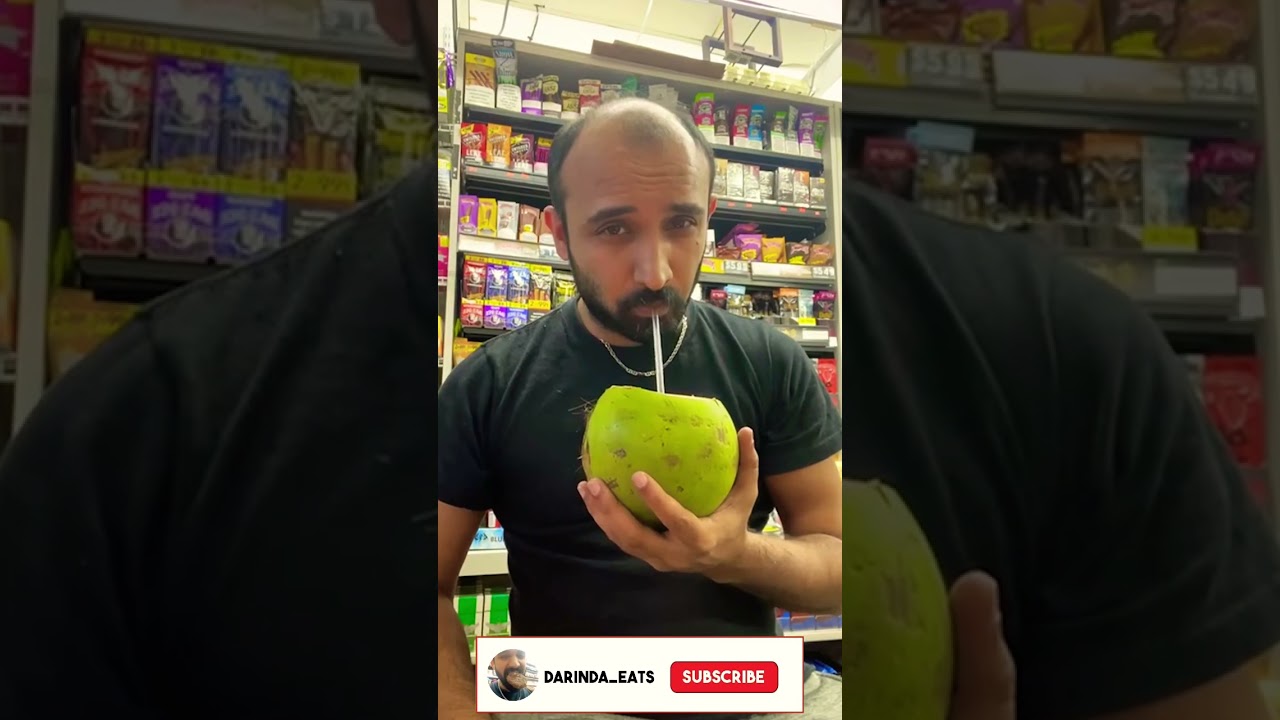 Let’s review raw coconut juice | Darinda Eats 
