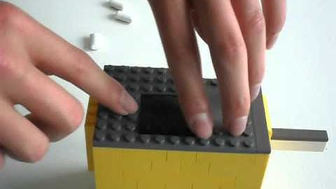 Compact lego candy machine v1(coin rejection, 6 rounds)