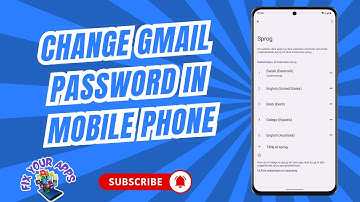 How to Change Gmail Password in Mobile Phone