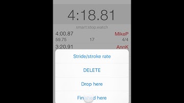 06 Stopwatch app multiple athlete split and final times - HEROTIME smart multi stopwatch