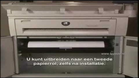 Xerox 6604™/6605™ Wide Format Solution TEPEDE NL ondertiteld