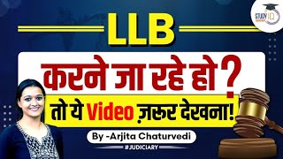 How to Pursue LLB? LLB Course Details | LLB Admission 2023 | StudyIQ Judiciary