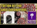 NYU Tisch Tuition Refund Amid Coronavirus