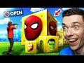 Opening SUPERHERO LUCKY BLOCKS In GTA 5 (Mods)