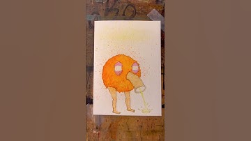 Q*Bert Video Game Timelapse Art #art #artist #drawing